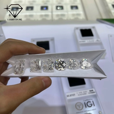 Diamanti Sgargianti VS1-VS2 Coltivati in Laboratorio Cuore/Principessa/Ovale/Rotondo/Cuscino/Pera/Asscher Gioielli Personalizzati
