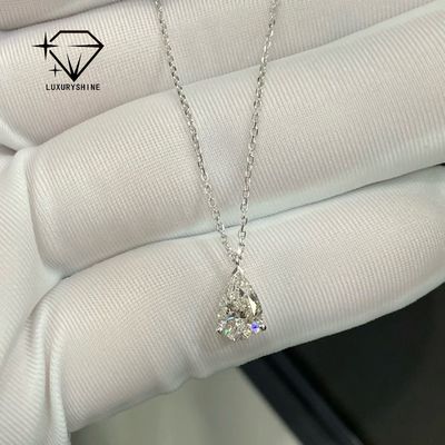 Qualità Collana di diamanti di lusso con placcatura in oro rosa 18k, purezza VS2 e taglio eccellente per donna fabbrica