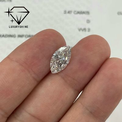 Qualità Coltivato in laboratorio Marquise Diamante VVS-VS D-F Colore IGI Certificato fabbrica