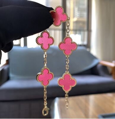 Braccialetto Alhambra vintage con cinque motivi