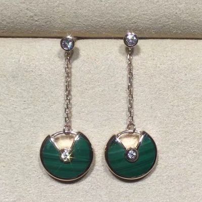 Qualità Gioielli 18k dell'oro personali orecchini di Amulette De oro giallo/rosa/bianco fabbrica