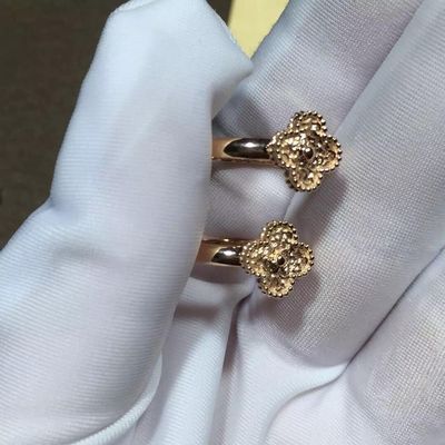 Qualità VCARO8DE00 Van Cleef ed i gioielli Alhambra dolce di Arpels suonano l'oro Rosa/18k fabbrica