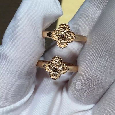 Qualità VCARO8DE00 Van Cleef ed i gioielli Alhambra dolce di Arpels suonano l'oro Rosa/18k fabbrica
