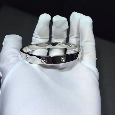 Qualità Oro dell'oro giallo Diamonds18k dei diamanti del braccialetto 4 di amore dei gioielli di marca fabbrica