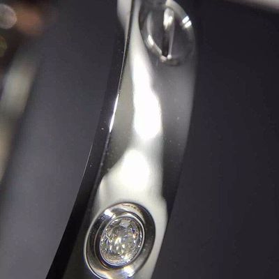 Qualità Oro dell'oro giallo Diamonds18k dei diamanti del braccialetto 4 di amore dei gioielli di marca fabbrica