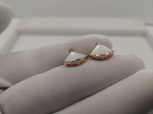 Qualità Nessun orecchino su ordinazione della DIVA dei gioielli dell'oro del diamante in oro bianco dell'oro 18kt con la pietra preziosa fabbrica