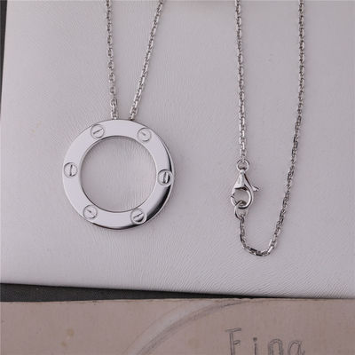 Qualità Oro bianco di lusso classico B7014300 della collana 18K di amore dei gioielli fabbrica