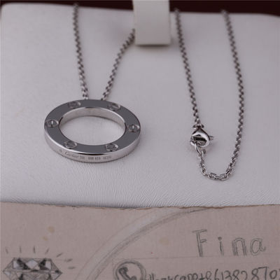 Qualità Oro bianco di lusso classico B7014300 della collana 18K di amore dei gioielli fabbrica