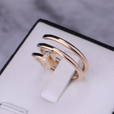 Qualità Diamanti dell'oro giallo di Juste Un Clou Ring In 18k del chiodo B4211800 fabbrica