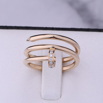 Qualità Diamanti dell'oro giallo di Juste Un Clou Ring In 18k del chiodo B4211800 fabbrica