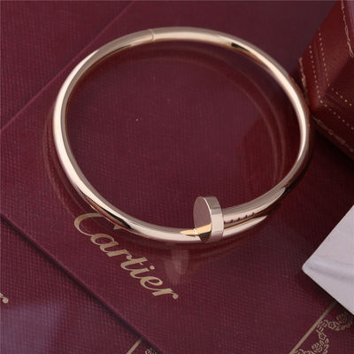Qualità Modello spesso reale Nail Bangle B6048217 dell'ORO GIALLO del BRACCIALETTO dell'oro JUSTE ONU CLOU fabbrica