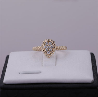 Qualità Oro rosa Diamond Ring di riferimento JRG02674 18K di motivo dell'anello XS di Boheme del serpente fabbrica