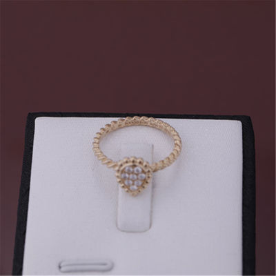 Qualità Oro rosa Diamond Ring di riferimento JRG02674 18K di motivo dell'anello XS di Boheme del serpente fabbrica