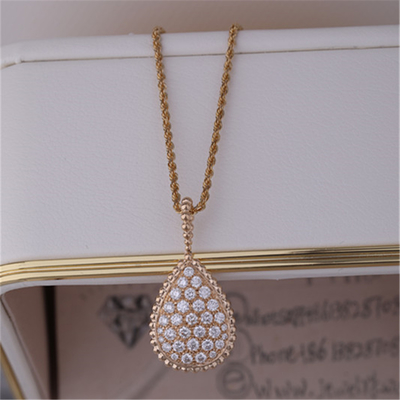 Motivo dell'oro della Cina grande dei gioielli della fabbrica di SerpeReal dell'oro del serpente della collana lunga di lusso di Boheme con la fibula Pin Pave Diamonds