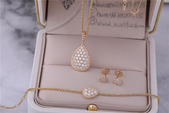 Qualità Motivo di lusso del braccialetto S di Boheme del serpente dei gioielli dell'oro reale l'alto con pavimenta il riferimento JBT00365M dei diamanti fabbrica