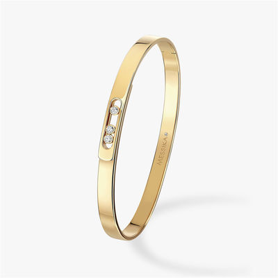 Qualità movimento Noa Diamond Bangle Bracelet For Ladies di Luxury Jewelry dell'oro giallo 18K fabbrica